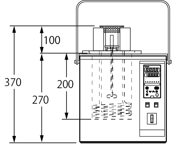 2021 ものづくりのがんばり屋店トーマス 携帯用温度計検査槽 TMJ-2 1台